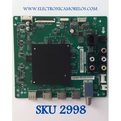 MAIN PARA SMART TV VIZIO UHD LED 4K (3840 X 2160P) / NUMERO DE PARTE 6M03M0002800R / 6M03A0001W00J / T.MT5597.U761 / 6M03M0002800R / 192E46172A / PANEL V500DJ6-D03 REV.C5 / MODELO V505-G9